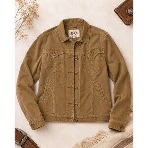Bootheel Trading Co Sheryl Crow Women’s XL Tan Corduroy Western Jacket Circle R